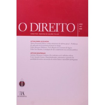 O Direito: Ano 140º - I