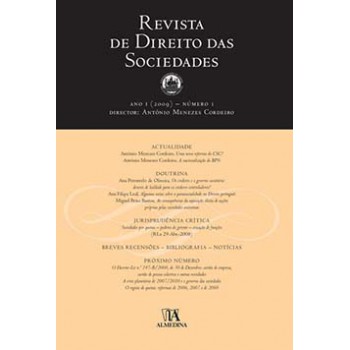 Revista De Direito Das Sociedades: Ano I (2009) - Número I