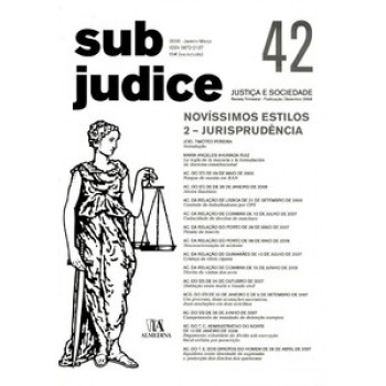 Sub Judice: Novíssimos Estilos - 2 - Jurisprudência