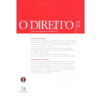 O Direito: Ano 141º - I