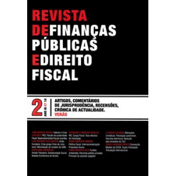 Revista De Finanças Públicas E Direito Fiscal: Nº 2 - Ano Iii