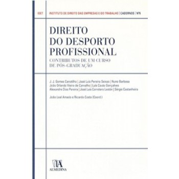 Direito Do Desporto Profissional: Contributos De Um Curso De Pós-graduação