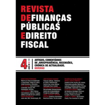 Revista De Finanças Públicas E Direito Fiscal: Nº 4 - Ano Iii