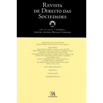 Revista De Direito Das Sociedades: Ano Iii - Nº 3