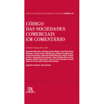 Código Das Sociedades Comerciais Em Comentário