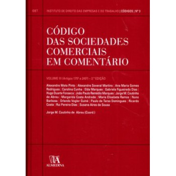 Código Das Sociedades Comerciais Em Comentário: Artigos 175º A 245º