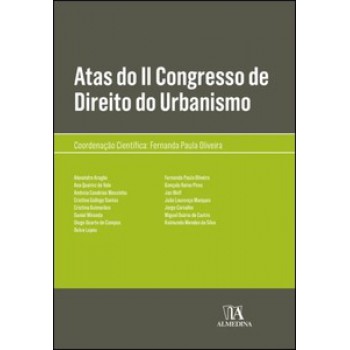 Atas Do Ii Congresso De Direito Do Urbanismo